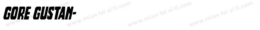 GORE GUSTAN字体转换